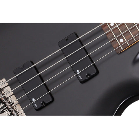 Bajo Electrico Midnight Satin Black, Sgr By Schecter C4 Bass Diestro Negro Gloss