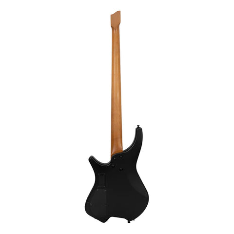 Bajo Mars Eléctrico Headless 4 Ms 4 Cuerdas Negro Satin Diestro Negro