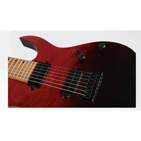Guitarra Eléctrica 7 Cuerdas Spira Guitars S-457 Trans Red Diestro Rojo