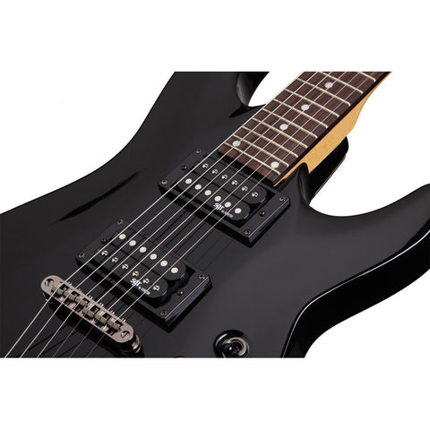 Guitarra Eléctrica Color Negro, Sgr By Schecter C1 Diestro Gloss Black Palo De Rosa
