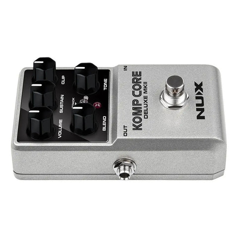 Pedal Compresor P/ Guitarra Nux Ncc-2 Komp Core Deluxe Mkii Plateado
