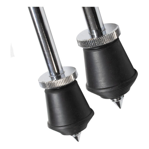 Pata Para Bombo Terminado Cromado Con Lug New Beat Nbbdsl-1a