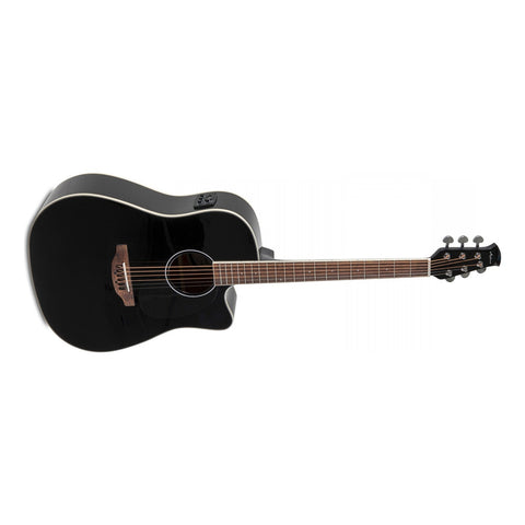 Guitarra Electroacústica Blk Applause Aed-96-5hg Wood Class Negro Diestro