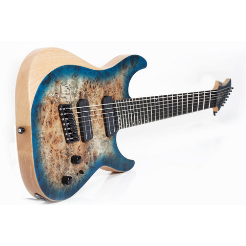 Guitarra Elec. 7 Cuerdas Schecter Reaper-7 Multi-scale Syb Diestro Satin Sky Burst Ébano