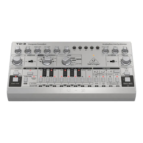 Sintetizador Bass Line Análogo Plata Behringer Td-3-sr