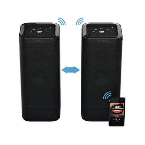 Bafle Activo Portátil 100w Reloop Groove Blaster Bt Negro