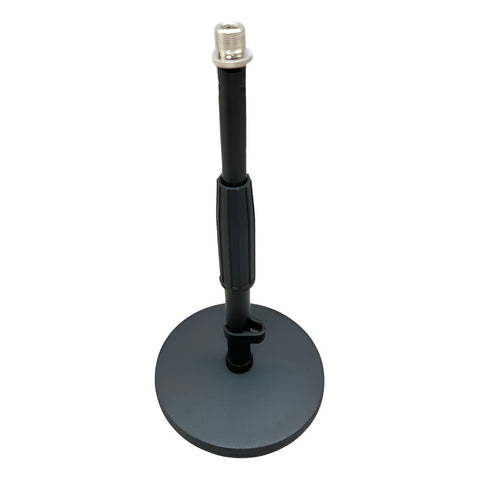 Base Soporte Mesa Microfono Klingt Klt 061 Microphone Stand Negro