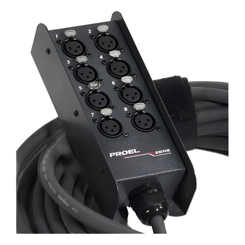 Proel Ebn-8 Snake Víbora 8 Entradas 15 Mts