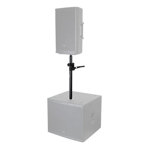 Poste Tubo Con Sistema Elevación Bafle Sub Gremori Gmr-tyw16 Color Negro