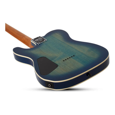 Guitarra Electrica Trans Blue Burst Schecter Pt Pro-maple Diestro Trans Blue Burst