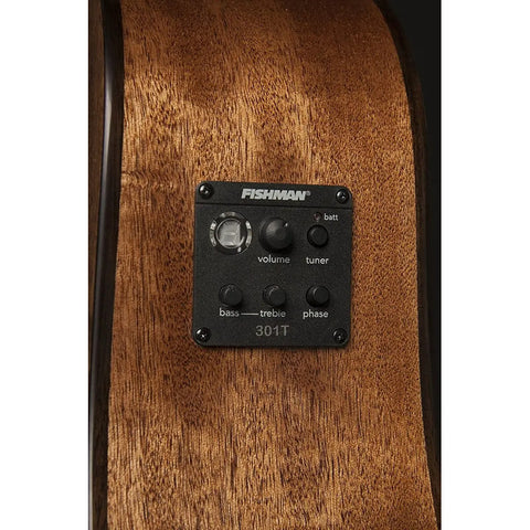 Guitarra Electroacustica Dreadnought Washburn Wld10sce Natural Diestro