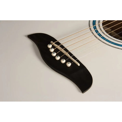 Guitarra Electroacústica Oscar Schmidt Og10ce 6 Cuerdas Tapa Abeto Blanca White Diestro