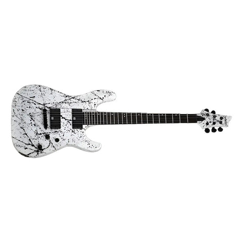 Guitarra Eléctrica Schecter C-1 Ink Bomb Diestro Blanco Ébano