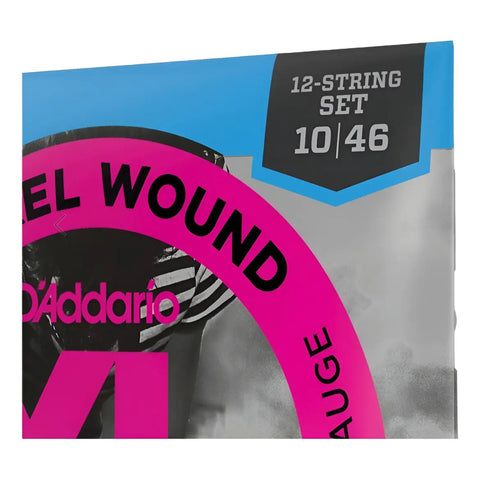 Cuerdas Para Guitarra 12 Cuerdas Daddario Exl150 Octavadas