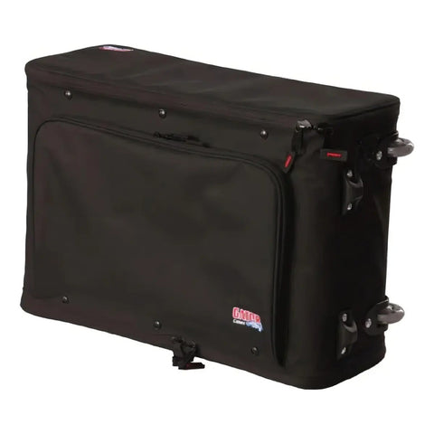 Funda Rack 2u Gator Gr-rackbag-2uw Con Ruedas Negro Para Equipos Grabación