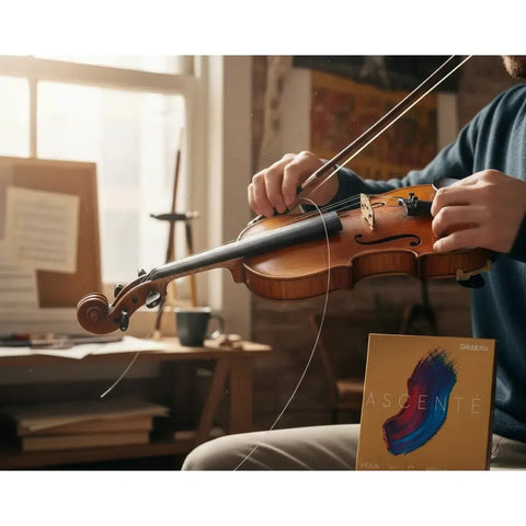 Juego De 4 Cuerdas Para Violin 4/4 D'addario A310 Ascenté