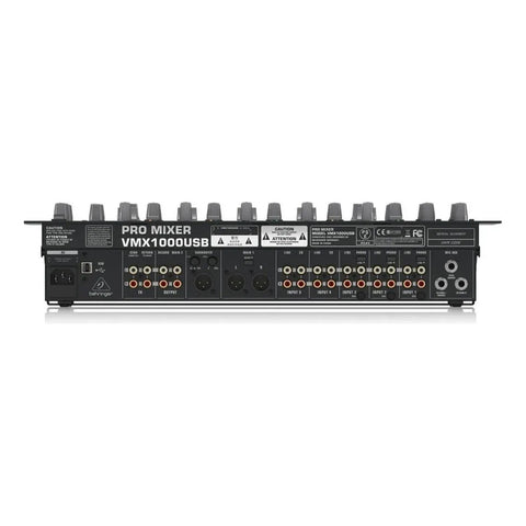 Behringer Vmx1000usb Mezcladora De Rack Profesional Para Dj