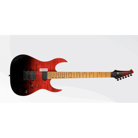 Guitarra Eléctrica 6 Cuerdas Spira Guitars S-450 Trans Red Diestro Rojo