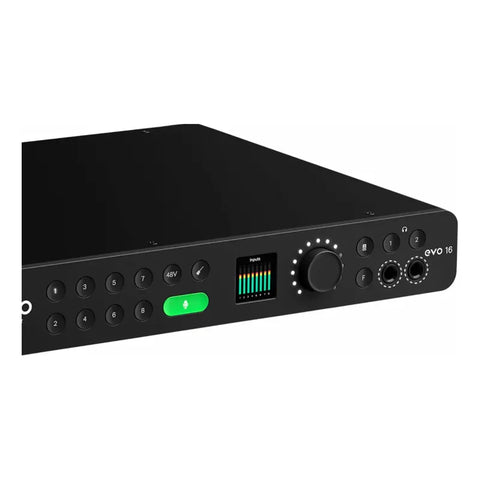 Interfaz De Audio Audient Evo 16 Usb-c 24 Entradas 24 Salidas Negro