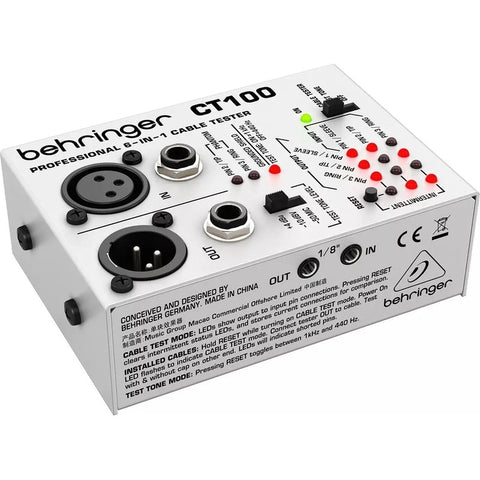 Probador Cables Behringer Ct-100