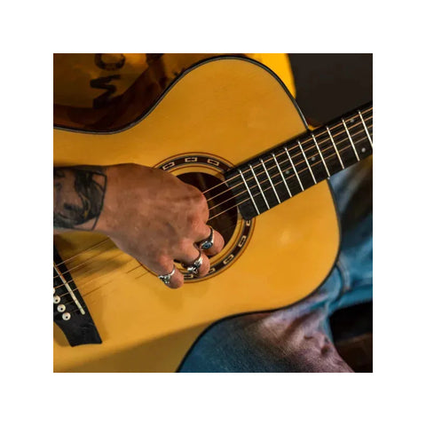 Guitarra Acústica Texana Washburn Af5 6 Cuerdas Natural Abeto