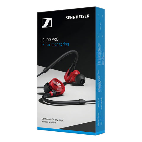 Audifonos In-ear Para Monitoreo Sennheiser Ie 100 Pro Color Rojo