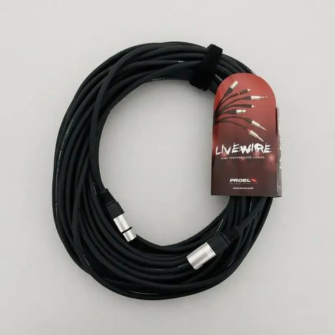 Proel Lw Mc250lu20 Cable Xlr Para Micrófono 20 Metros