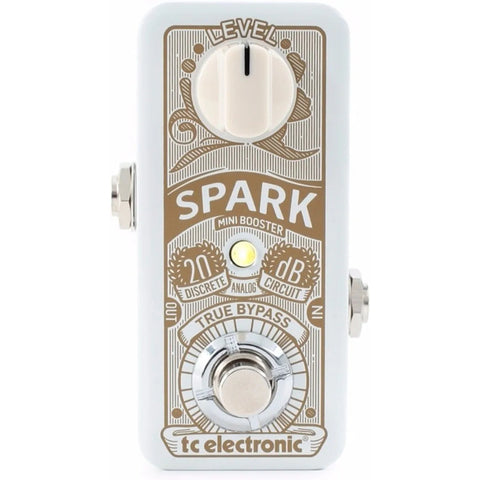 Pedal Tc Electronic Spark Mini Booster True Bypass Inm Blanco