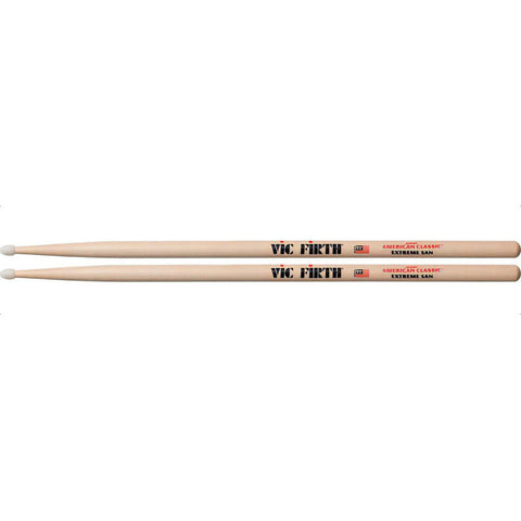 Vic Firth X5an Baquetas 5a Punta De Nylon Batería Percusión Color Madera