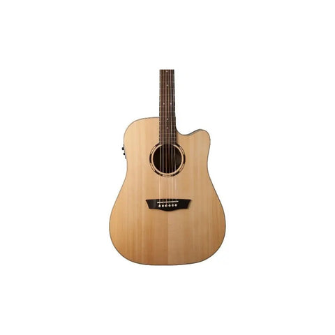 Guitarra Electroacustica Dreadnought Washburn D10sce Nat Natural