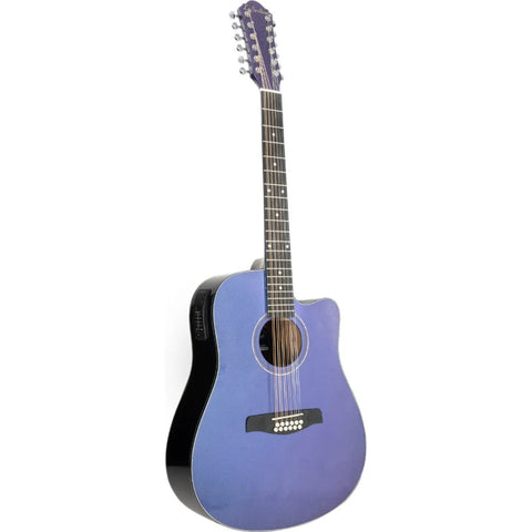 Guitarra Electroacustica La Sevillana Tx-1200ceq 12 Crdas Ch Chamaleon Diestro