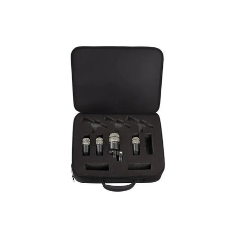 Paquete De 4 Microfonos Para Bateria Electro Voice Pl-dk4 Negro