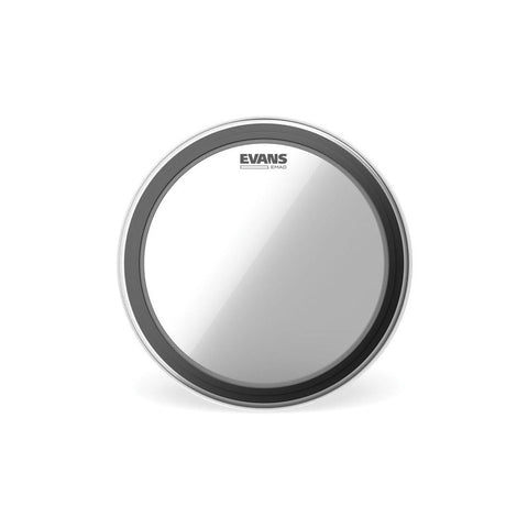 Evans Bd22emad Parche Bombo Golpe Evans 22 Transparente Negro/blanco