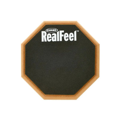 Practicador 6 PuLG Una Cara De Hule 8 Mm Evans Rf-6gm Negro