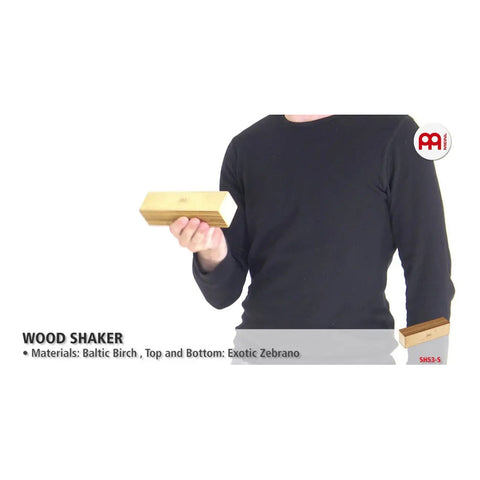 Shaker De Abedul Con Tapa Y Fondo De Zebrano Meinl Sh53-m