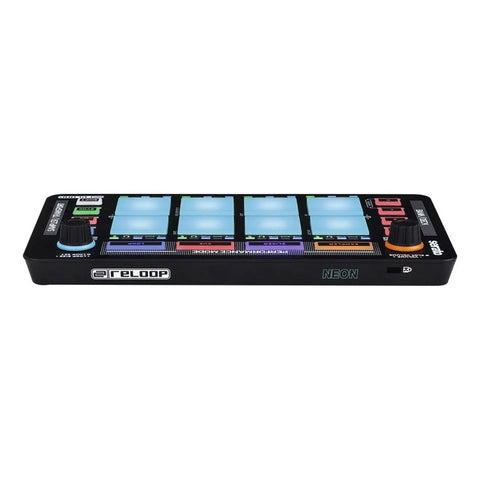 Controlador Modular De Pad De Batería Serato Dj Reloop Neon Negro