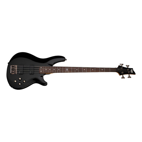 Bajo Eléctrico Negro Brillante, Sgr By Schecter C4 Bass Diestro Gloss