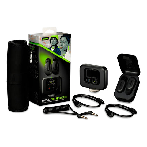Kit Micrófonos Inalámbricos Y Receptor Shure Mv-two-kit Negro