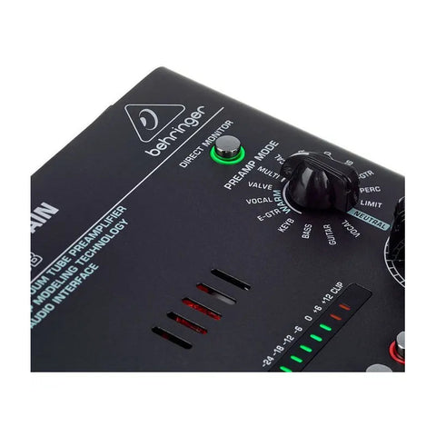 Preamplificador Audiófilo De Bulbos Behringer Mic500usb
