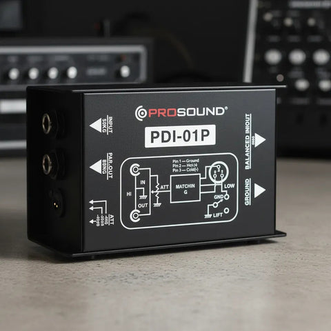 Caja Directa Pasiva 1 Canal 1 Entrada Xlr Prosound Pdi-01p