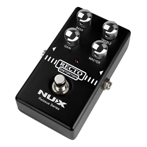 Nux Recto Distortion Pedal Distor Hig Gain/metal Guitarra Negro