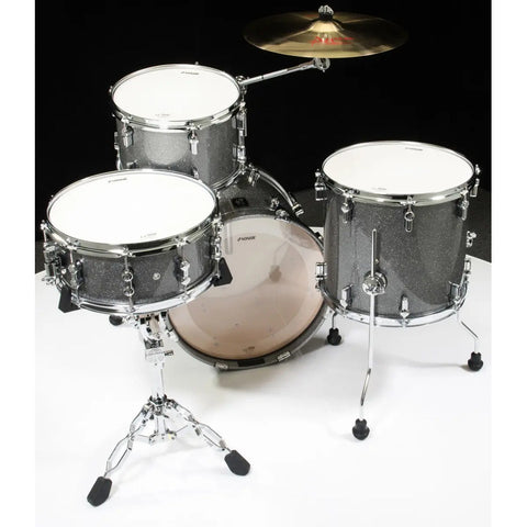 Bateria Sonor Aq2 Bop 4 Pzas Bombo 18 PuLG Maple Cuarzo Color Cuarzo Titanio