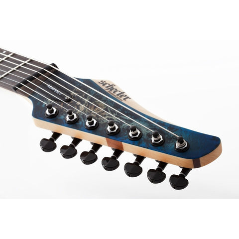 Guitarra Elec. 7 Cuerdas Schecter Reaper-7 Multi-scale Syb Diestro Satin Sky Burst Ébano
