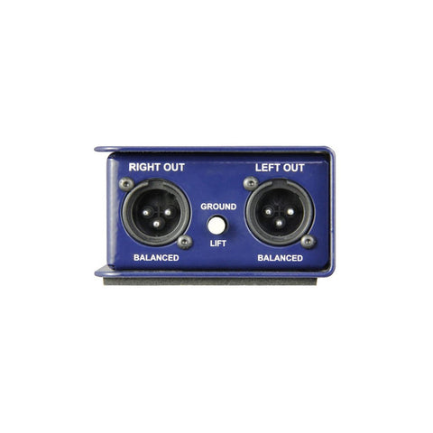 Caja Directa Activa Radial J48 Stereo 2 Canales Con Alimentación Phantom