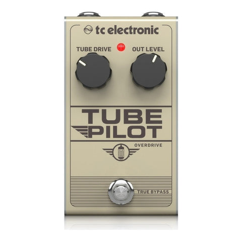 Pedal Overdrive P/guitarra, Tc Electronic Tube Pilot Crema