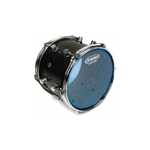 Parche Golpe Tom 2 Capas Hidráulico 13 Pulgadas Evans Drumheads Tt13hb Azul