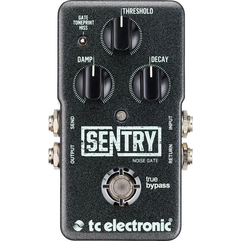 Pedal Efecto Puerta De Ruido Tc Electronic Sentry Noise Gate Negro