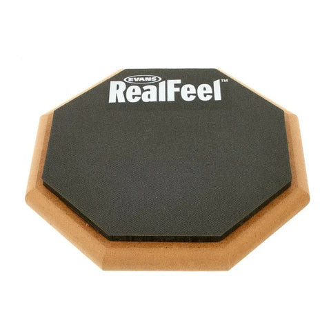 Practicador 6 PuLG Una Cara De Hule 8 Mm Evans Rf-6gm Negro