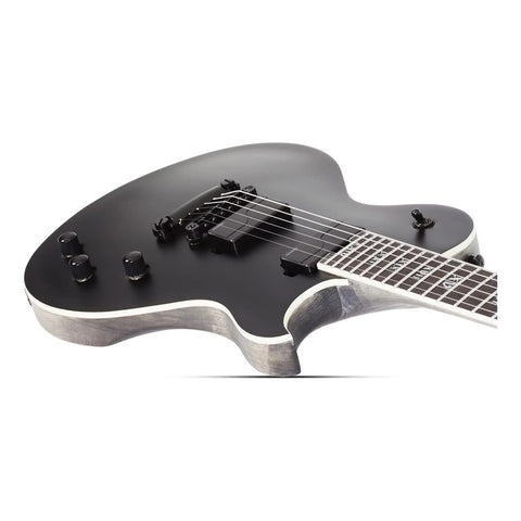 Guitarra Eléctrica Schecter Solo-ii Elite Evil Twin Black Sa Diestro Negro Ébano