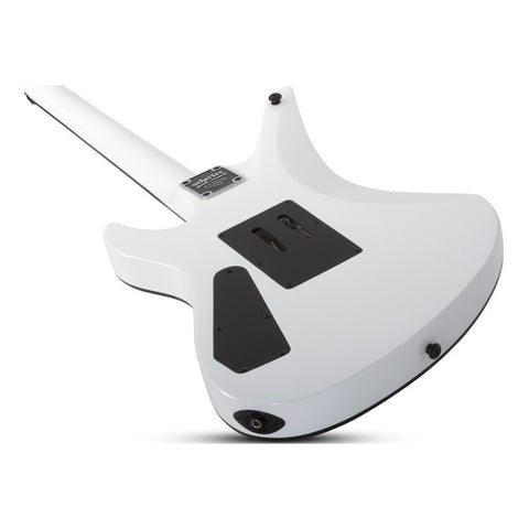 Guitarra Electrica Solida Schecter Synyster Standard Whi Diestro Gloss White With Black Pin Stripes Ébano